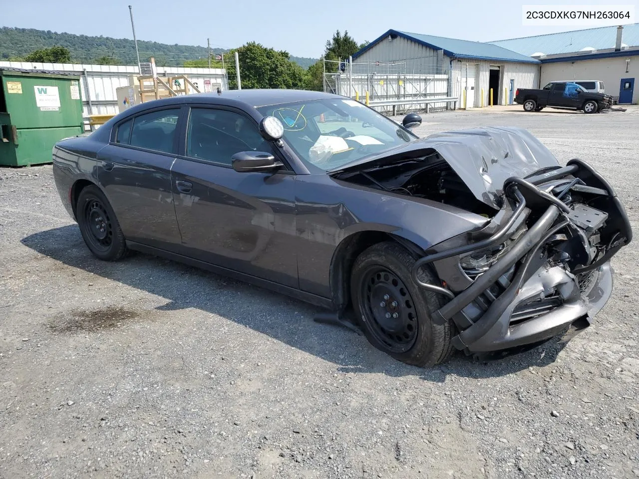 2022 Dodge Charger Police VIN: 2C3CDXKG7NH263064 Lot: 67758274