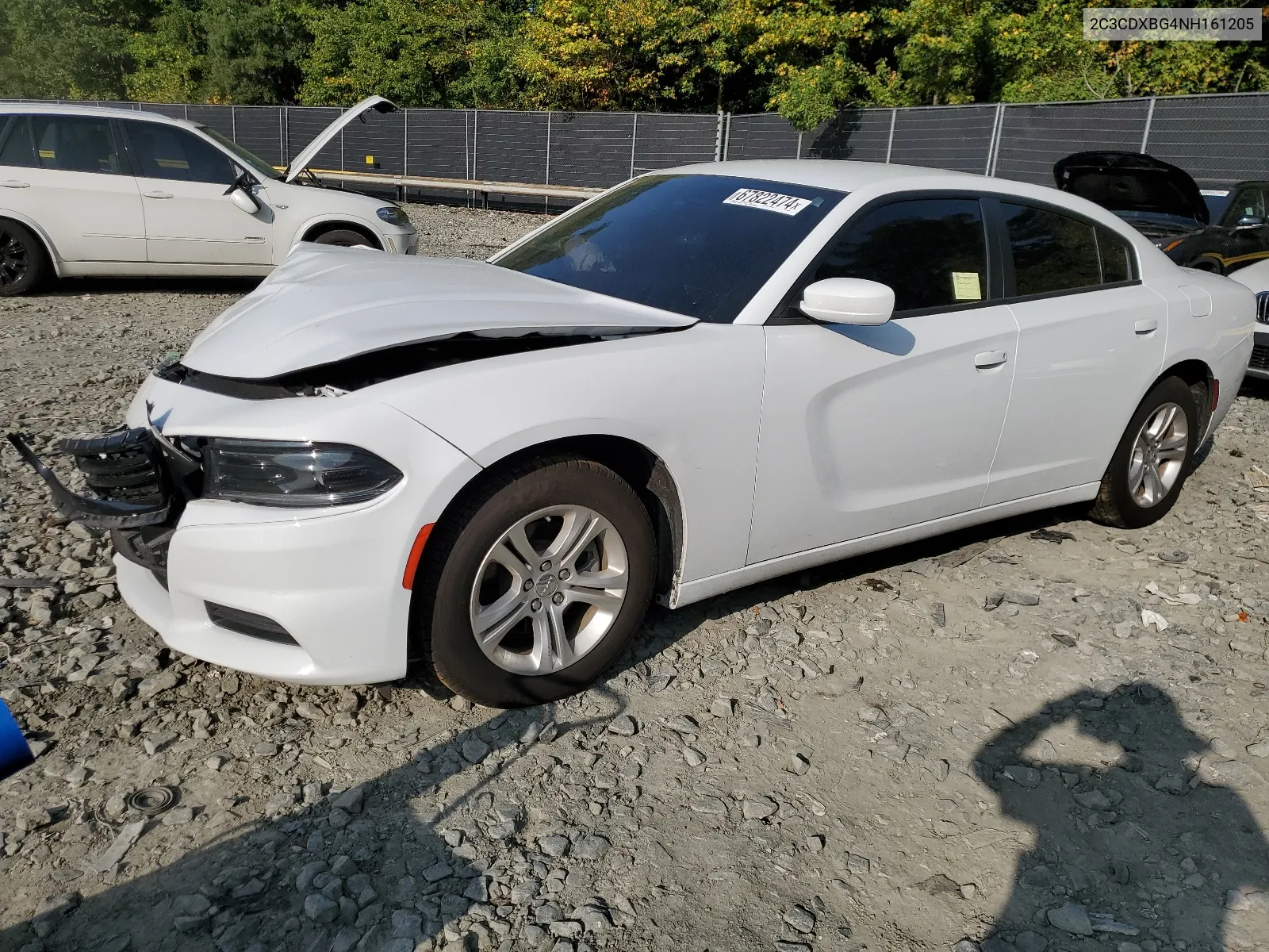 2022 Dodge Charger Sxt VIN: 2C3CDXBG4NH161205 Lot: 67822474