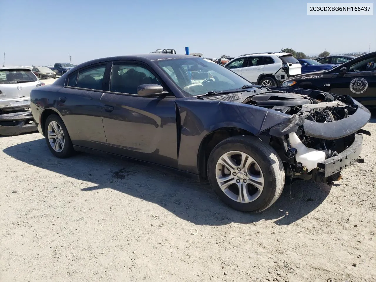 2022 Dodge Charger Sxt VIN: 2C3CDXBG6NH166437 Lot: 67972624