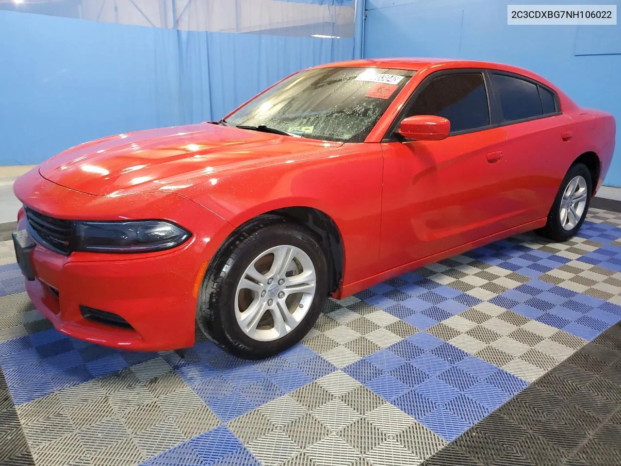 2022 Dodge Charger Sxt VIN: 2C3CDXBG7NH106022 Lot: 68240304