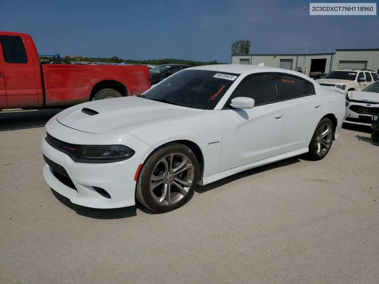 2022 Dodge Charger R/T VIN: 2C3CDXCT7NH118960 Lot: 68259424