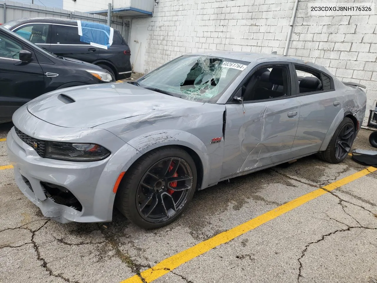 2022 Dodge Charger Scat Pack VIN: 2C3CDXGJ8NH176326 Lot: 68261764