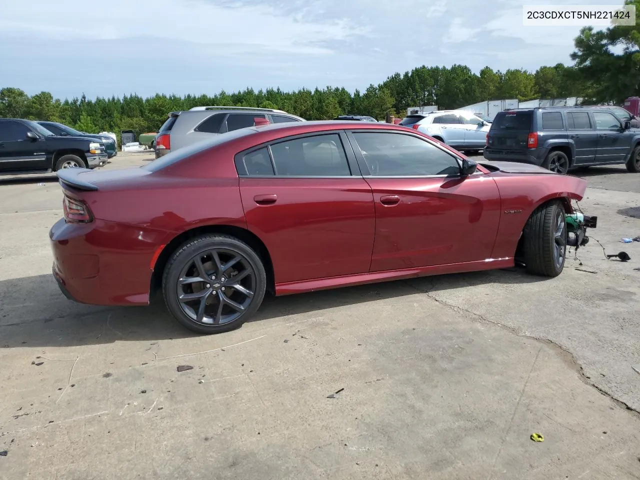 2022 Dodge Charger R/T VIN: 2C3CDXCT5NH221424 Lot: 68341104