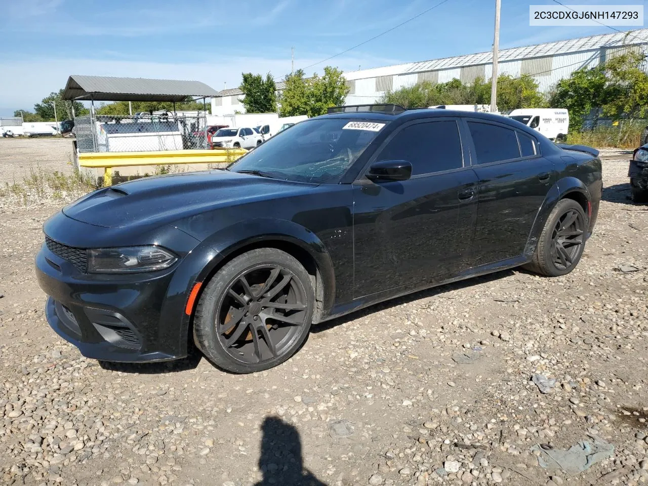 2022 Dodge Charger Scat Pack VIN: 2C3CDXGJ6NH147293 Lot: 68520474