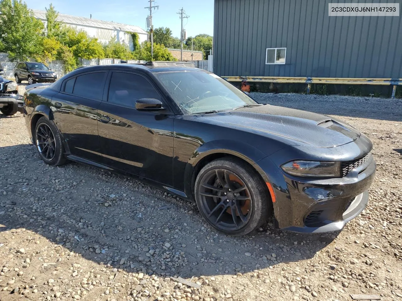 2022 Dodge Charger Scat Pack VIN: 2C3CDXGJ6NH147293 Lot: 68520474