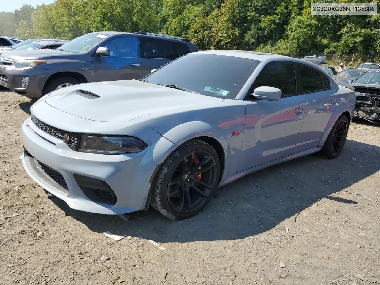 2022 Dodge Charger Scat Pack VIN: 2C3CDXGJ6NH135886 Lot: 68872694