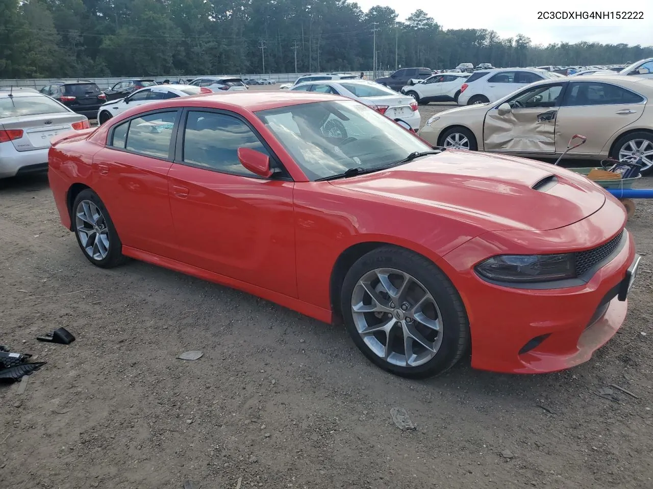 2022 Dodge Charger Gt VIN: 2C3CDXHG4NH152222 Lot: 69073654