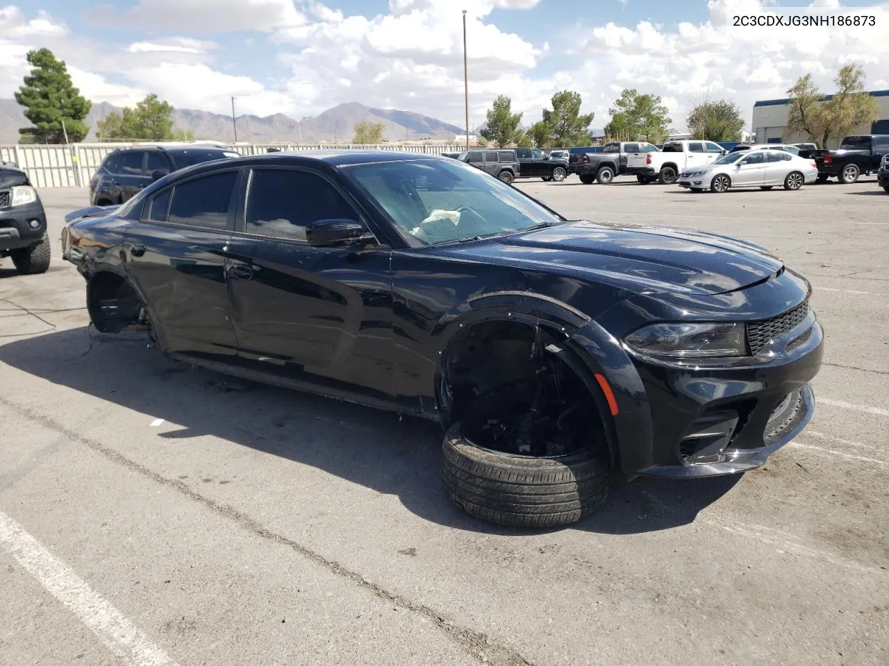 2022 Dodge Charger Sxt VIN: 2C3CDXJG3NH186873 Lot: 69106774