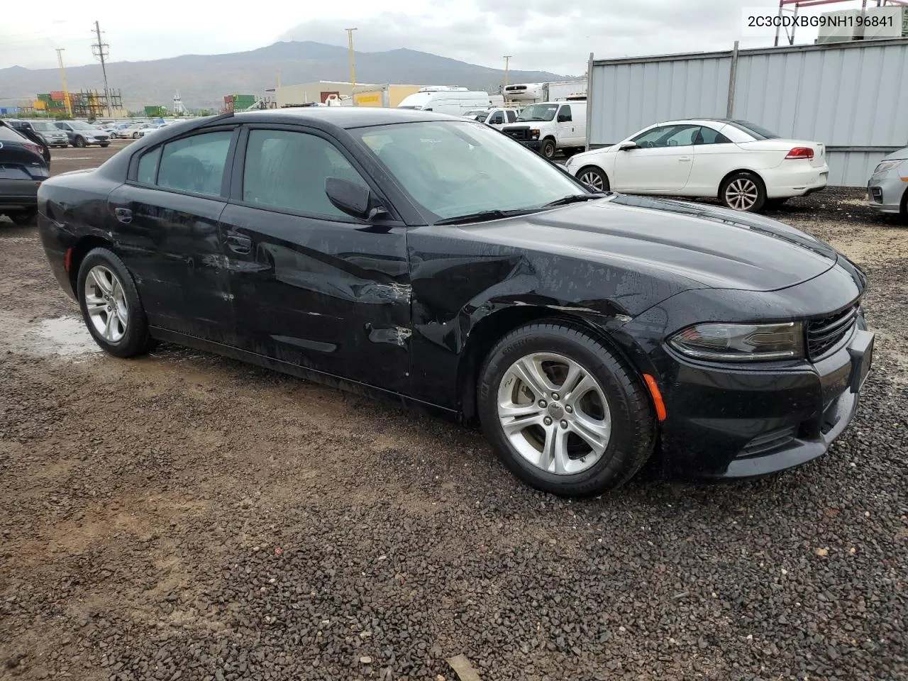 2022 Dodge Charger Sxt VIN: 2C3CDXBG9NH196841 Lot: 69121884