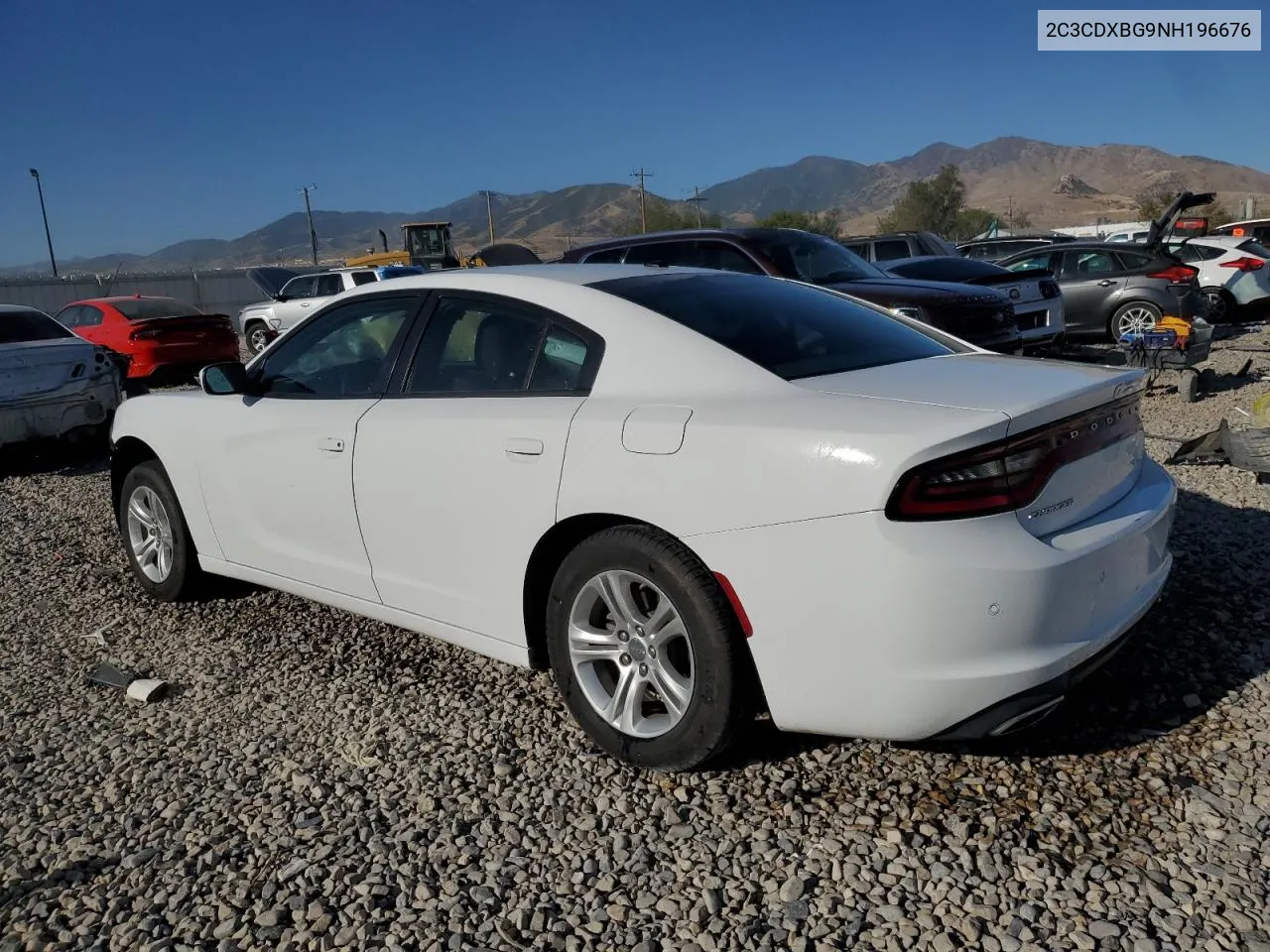 2022 Dodge Charger Sxt VIN: 2C3CDXBG9NH196676 Lot: 69457524