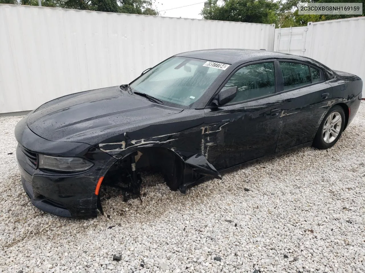 2022 Dodge Charger Sxt VIN: 2C3CDXBG8NH169159 Lot: 69577784