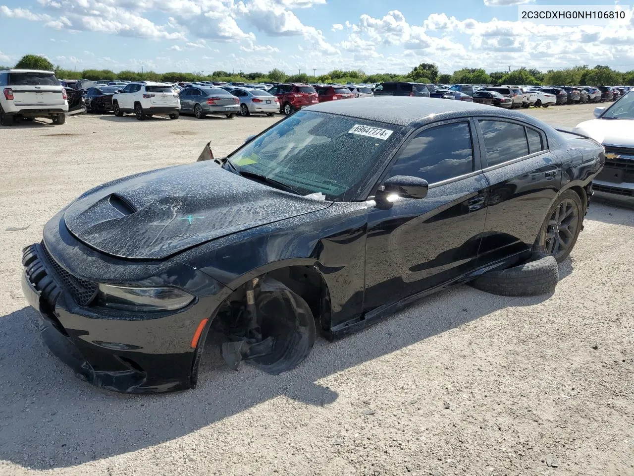 2022 Dodge Charger Gt VIN: 2C3CDXHG0NH106810 Lot: 69647774