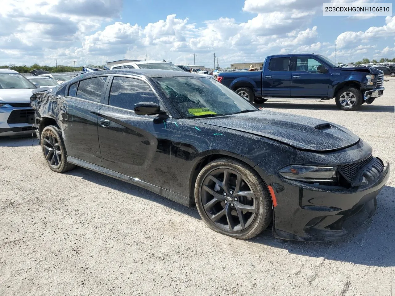 2022 Dodge Charger Gt VIN: 2C3CDXHG0NH106810 Lot: 69647774