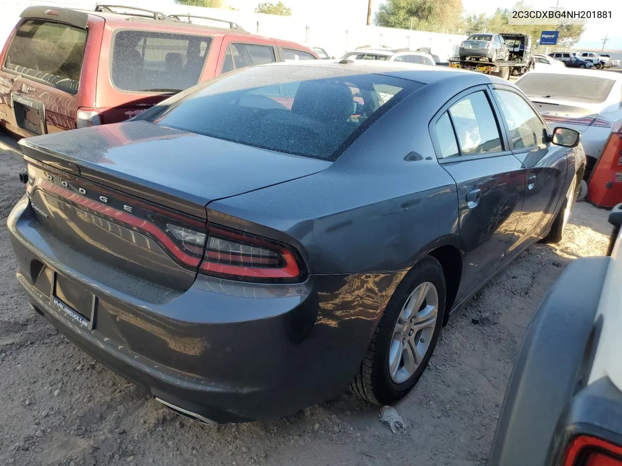 2022 Dodge Charger Sxt VIN: 2C3CDXBG4NH201881 Lot: 69727144