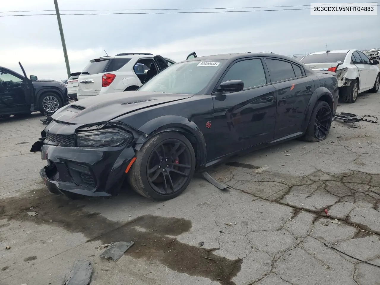 2C3CDXL95NH104883 2022 Dodge Charger Srt Hellcat