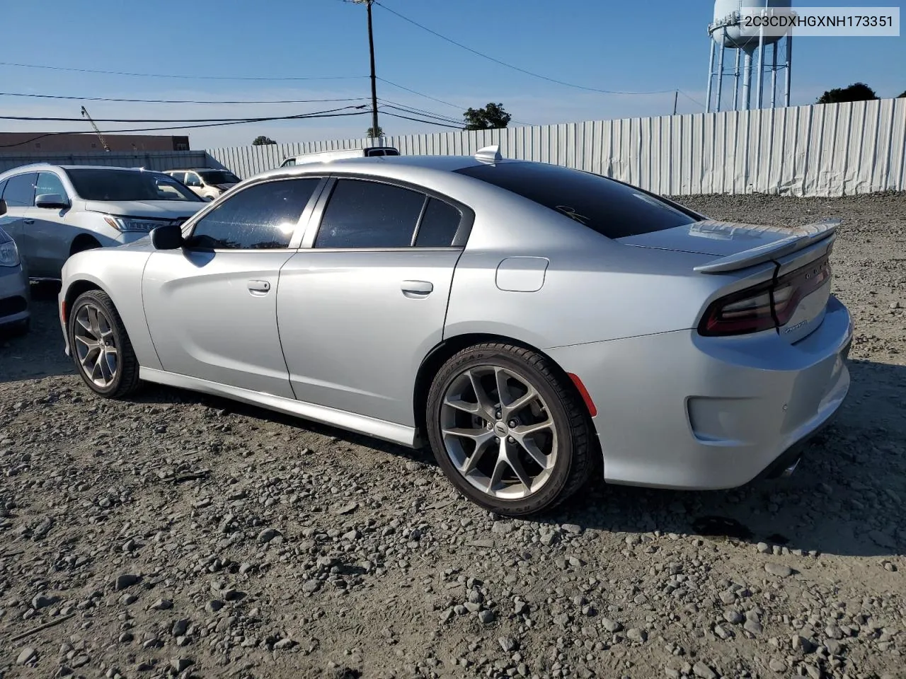 2C3CDXHGXNH173351 2022 Dodge Charger Gt