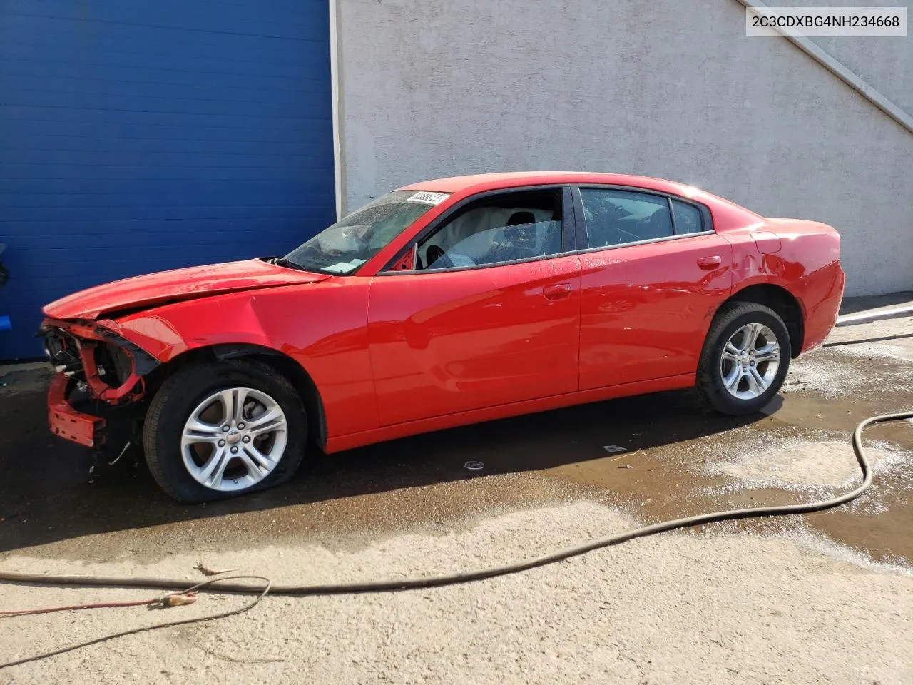 2022 Dodge Charger Sxt VIN: 2C3CDXBG4NH234668 Lot: 70177844