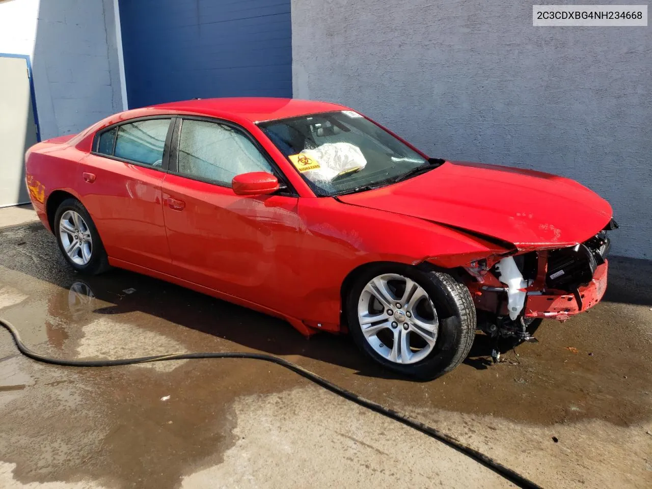 2022 Dodge Charger Sxt VIN: 2C3CDXBG4NH234668 Lot: 70177844