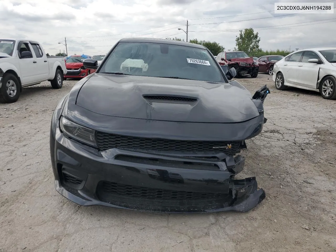 2022 Dodge Charger Scat Pack VIN: 2C3CDXGJ6NH194288 Lot: 70263684