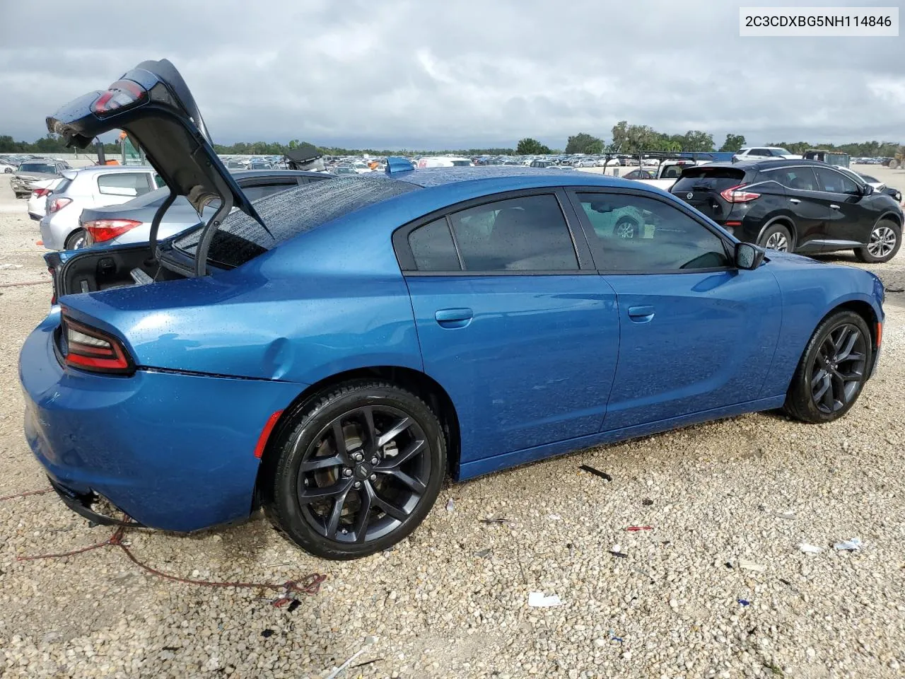 2022 Dodge Charger Sxt VIN: 2C3CDXBG5NH114846 Lot: 70646754