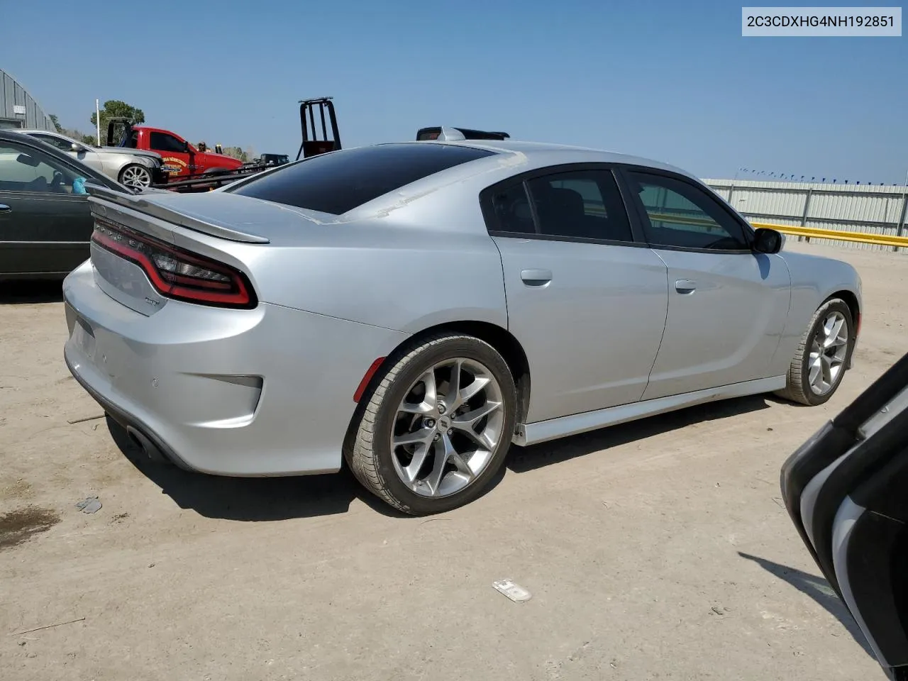 2022 Dodge Charger Gt VIN: 2C3CDXHG4NH192851 Lot: 70652244