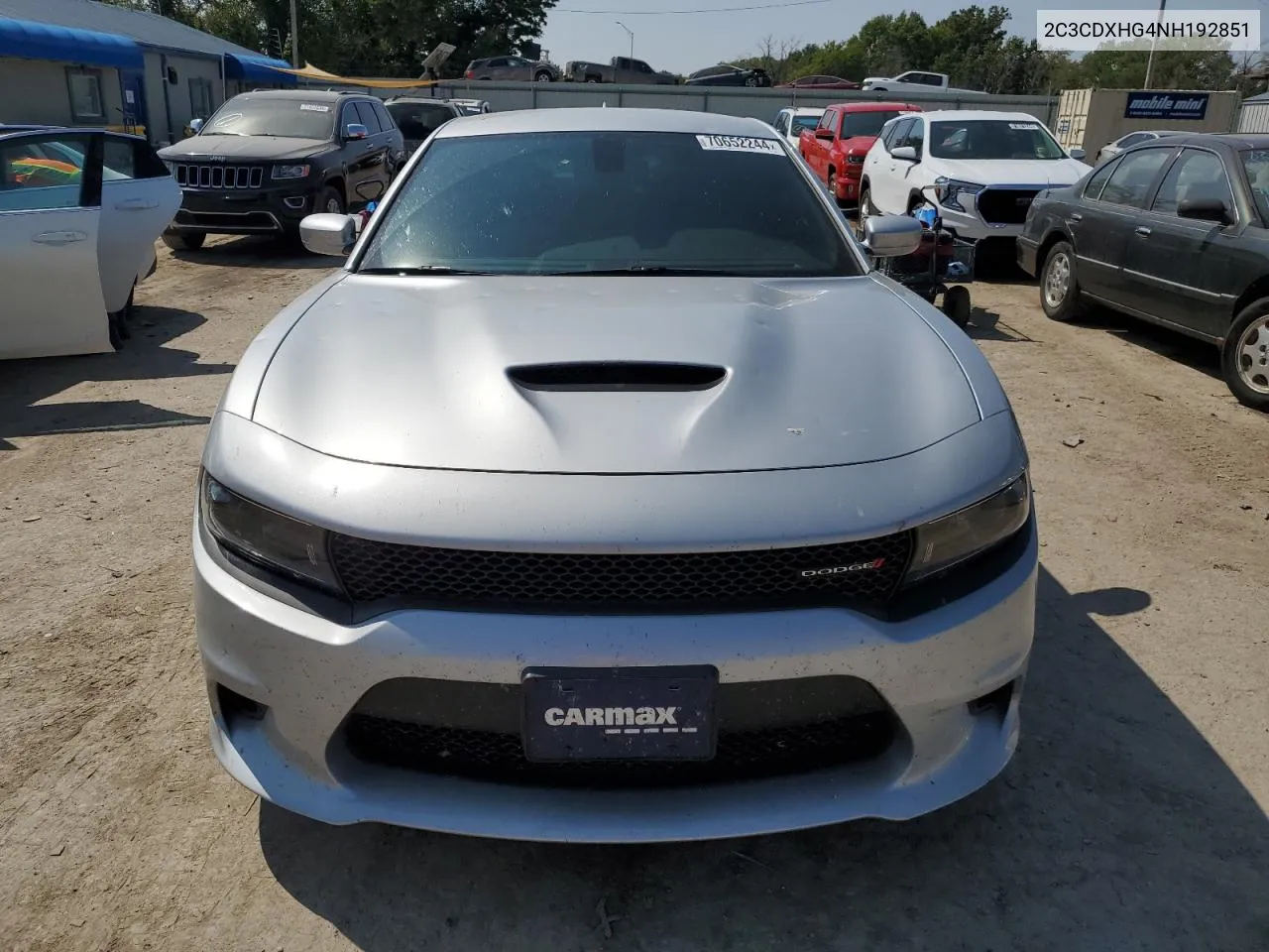 2022 Dodge Charger Gt VIN: 2C3CDXHG4NH192851 Lot: 70652244