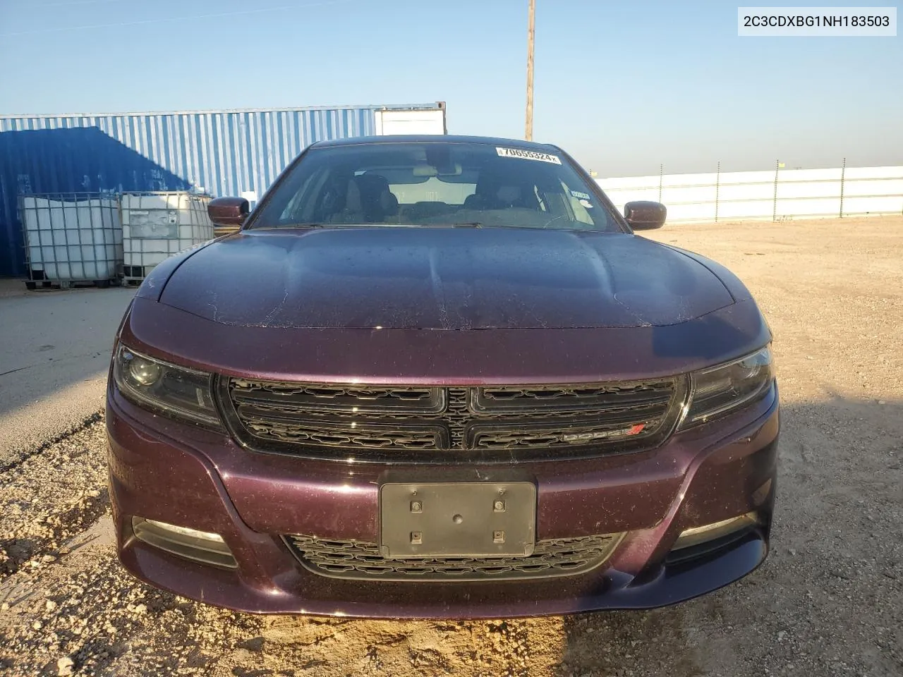 2022 Dodge Charger Sxt VIN: 2C3CDXBG1NH183503 Lot: 70655324