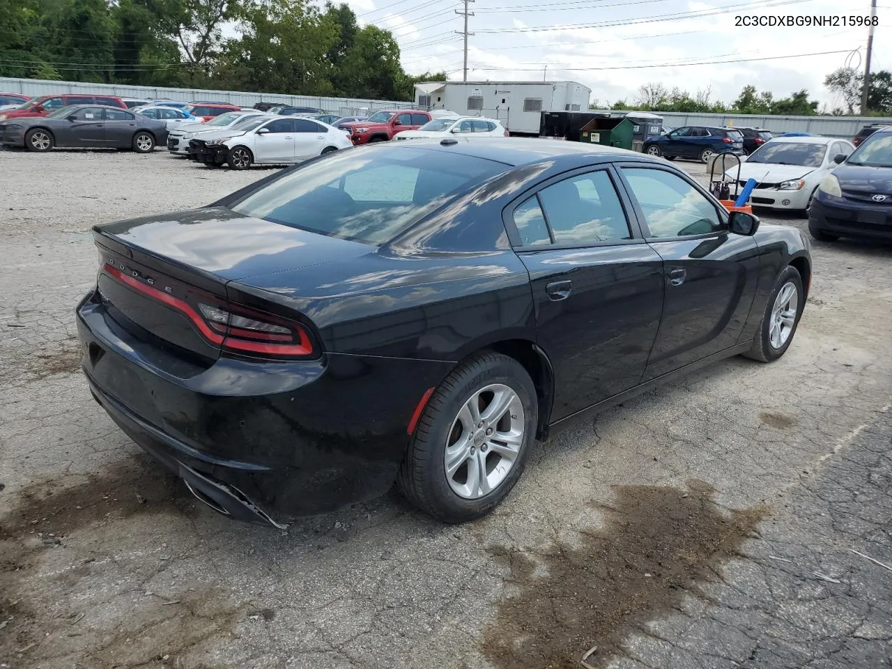 2022 Dodge Charger Sxt VIN: 2C3CDXBG9NH215968 Lot: 70710564