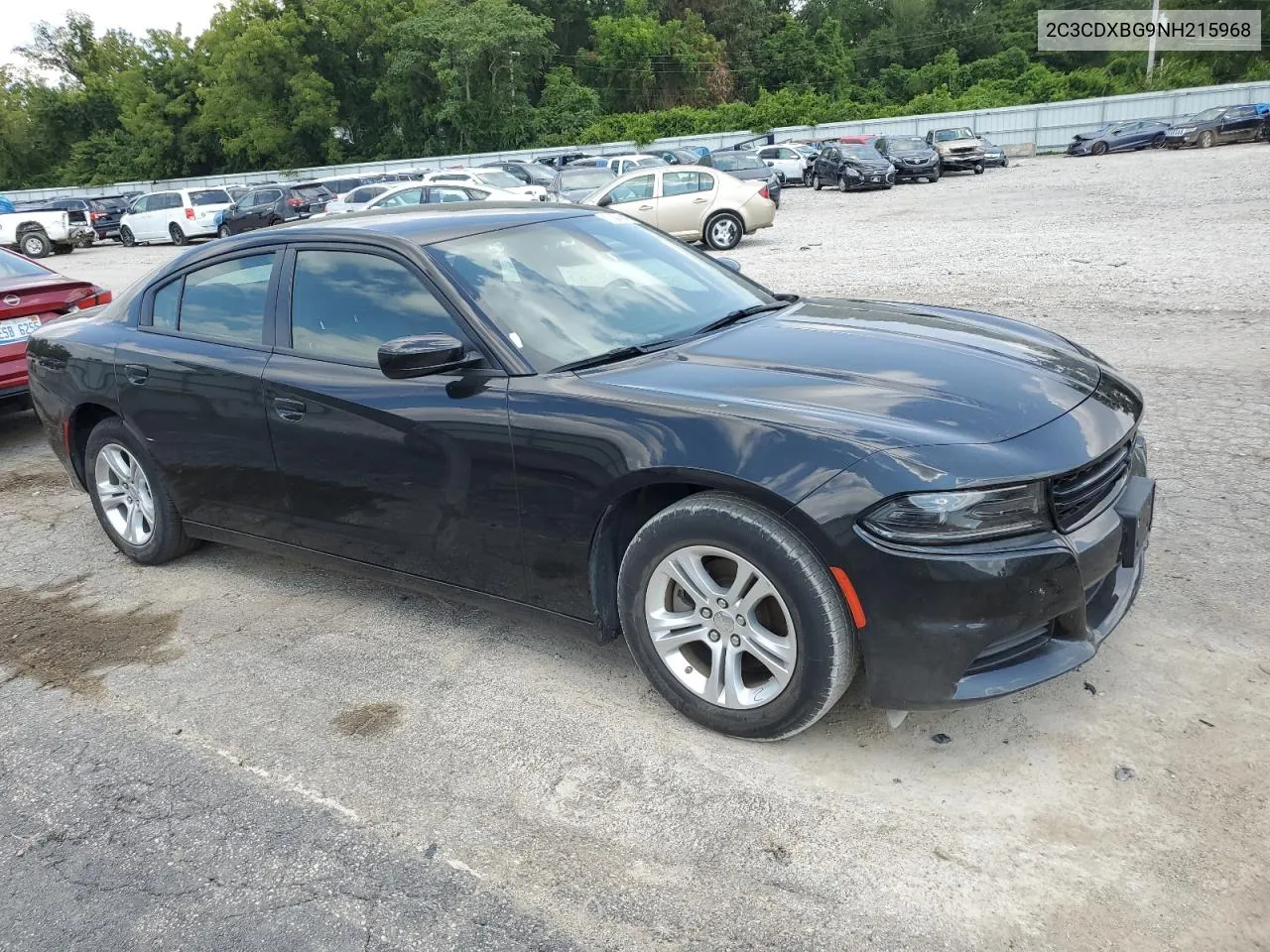 2022 Dodge Charger Sxt VIN: 2C3CDXBG9NH215968 Lot: 70710564