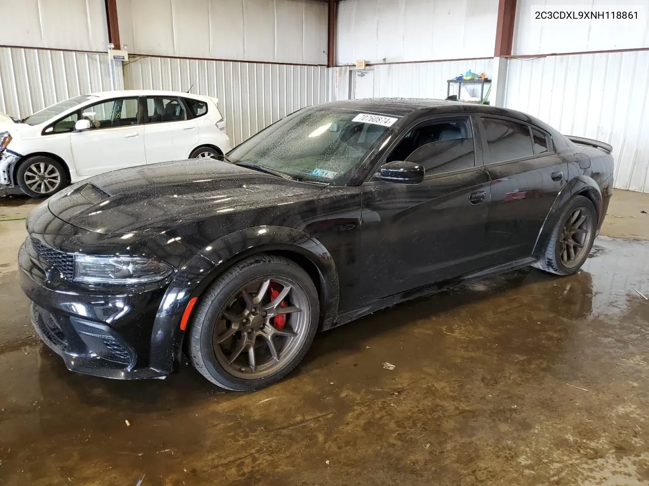 2022 Dodge Charger Srt Hellcat VIN: 2C3CDXL9XNH118861 Lot: 70760874