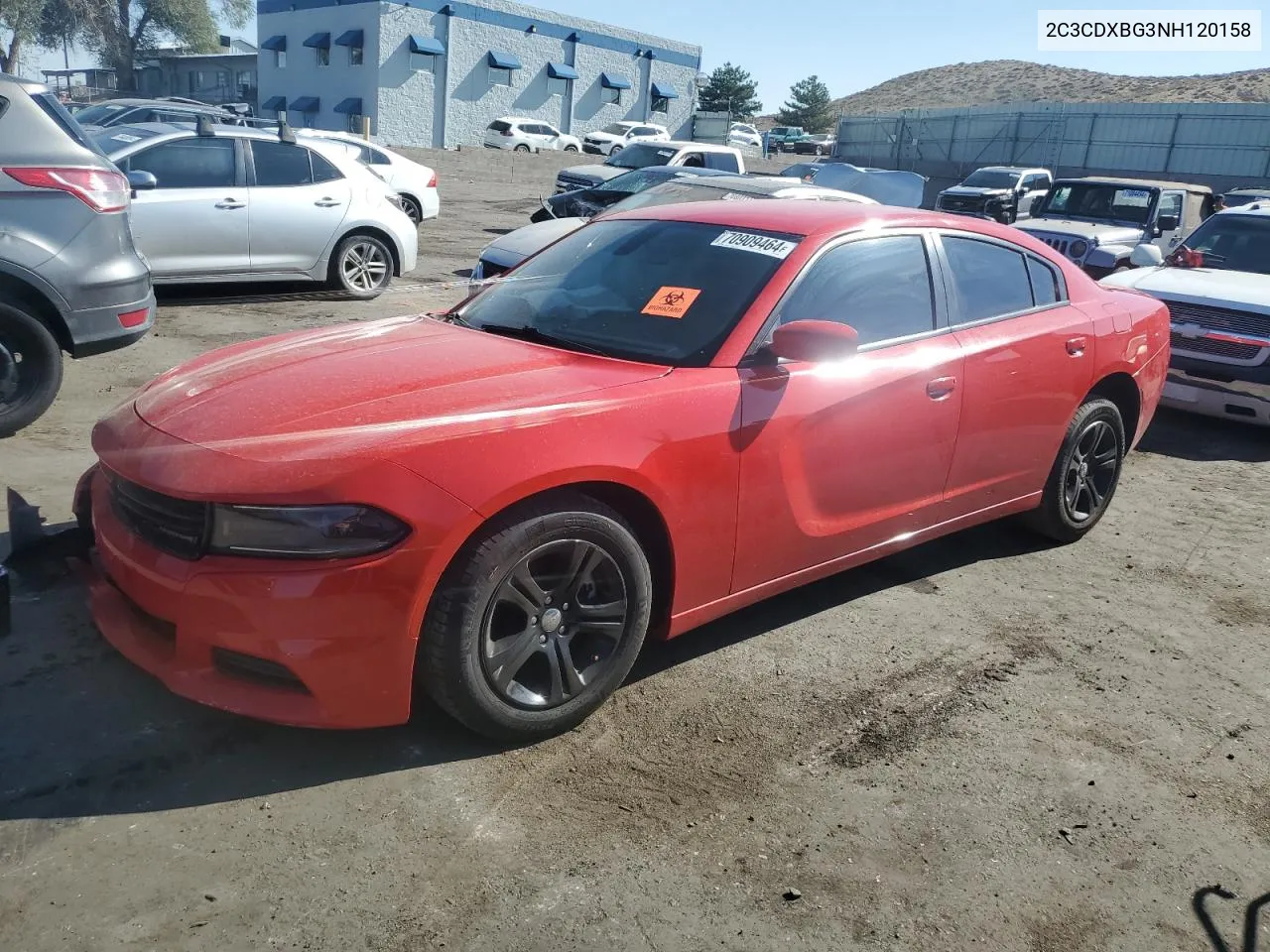 2C3CDXBG3NH120158 2022 Dodge Charger Sxt