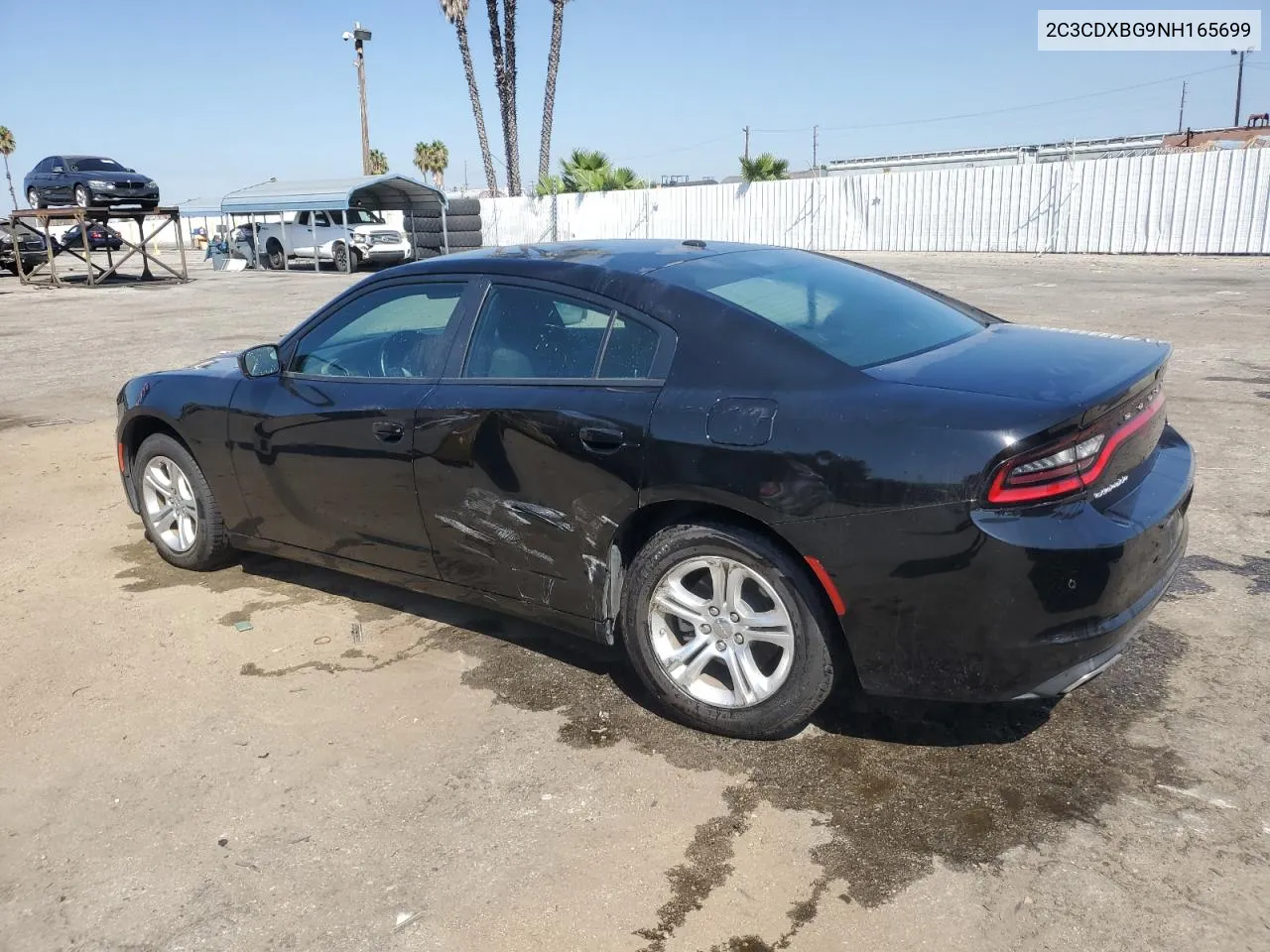 2022 Dodge Charger Sxt VIN: 2C3CDXBG9NH165699 Lot: 71206404