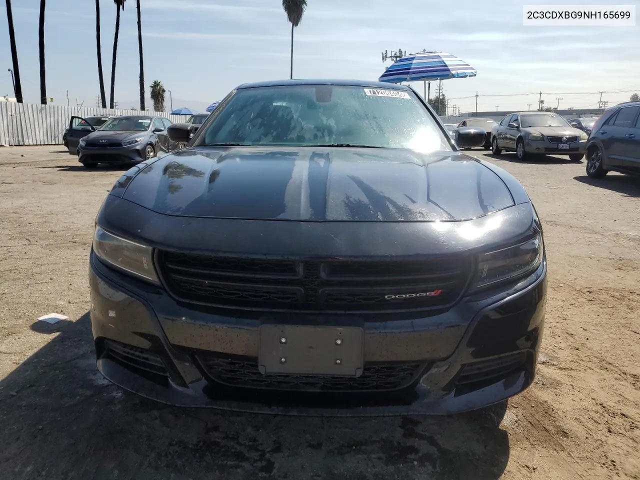 2022 Dodge Charger Sxt VIN: 2C3CDXBG9NH165699 Lot: 71206404