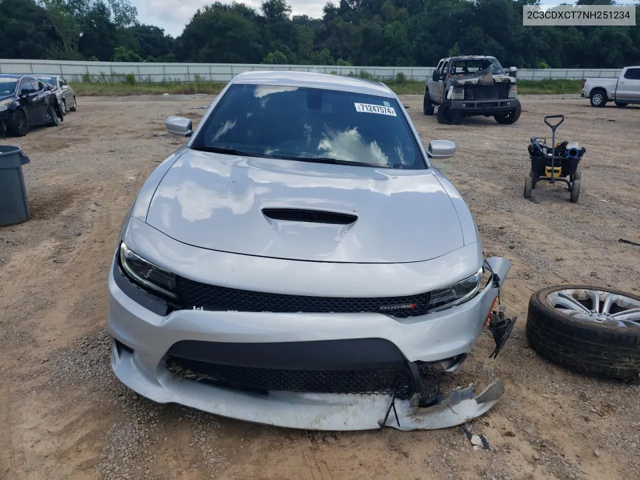 2022 Dodge Charger R/T VIN: 2C3CDXCT7NH251234 Lot: 71247574