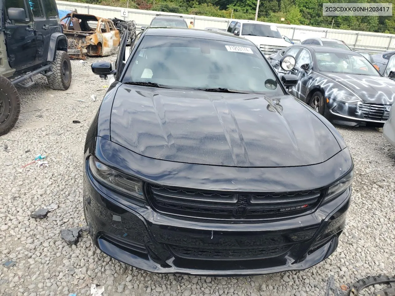 2022 Dodge Charger Police VIN: 2C3CDXKG0NH203417 Lot: 71253174