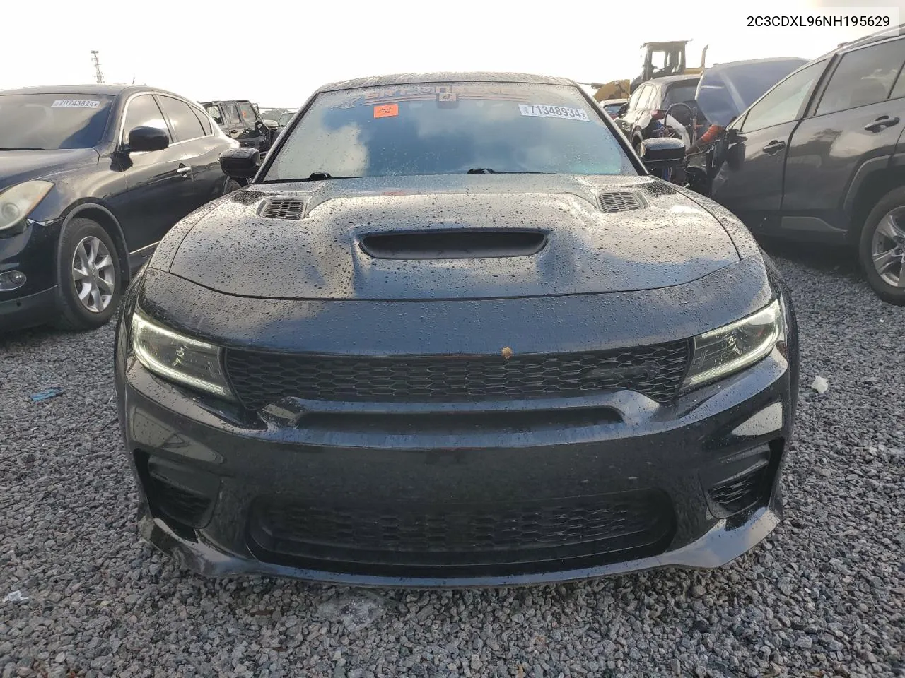 2022 Dodge Charger Srt Hellcat VIN: 2C3CDXL96NH195629 Lot: 71348934