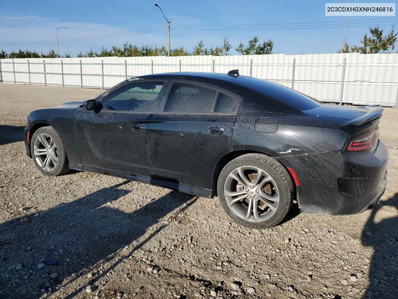 2022 Dodge Charger Gt VIN: 2C3CDXHGXNH246816 Lot: 71350624