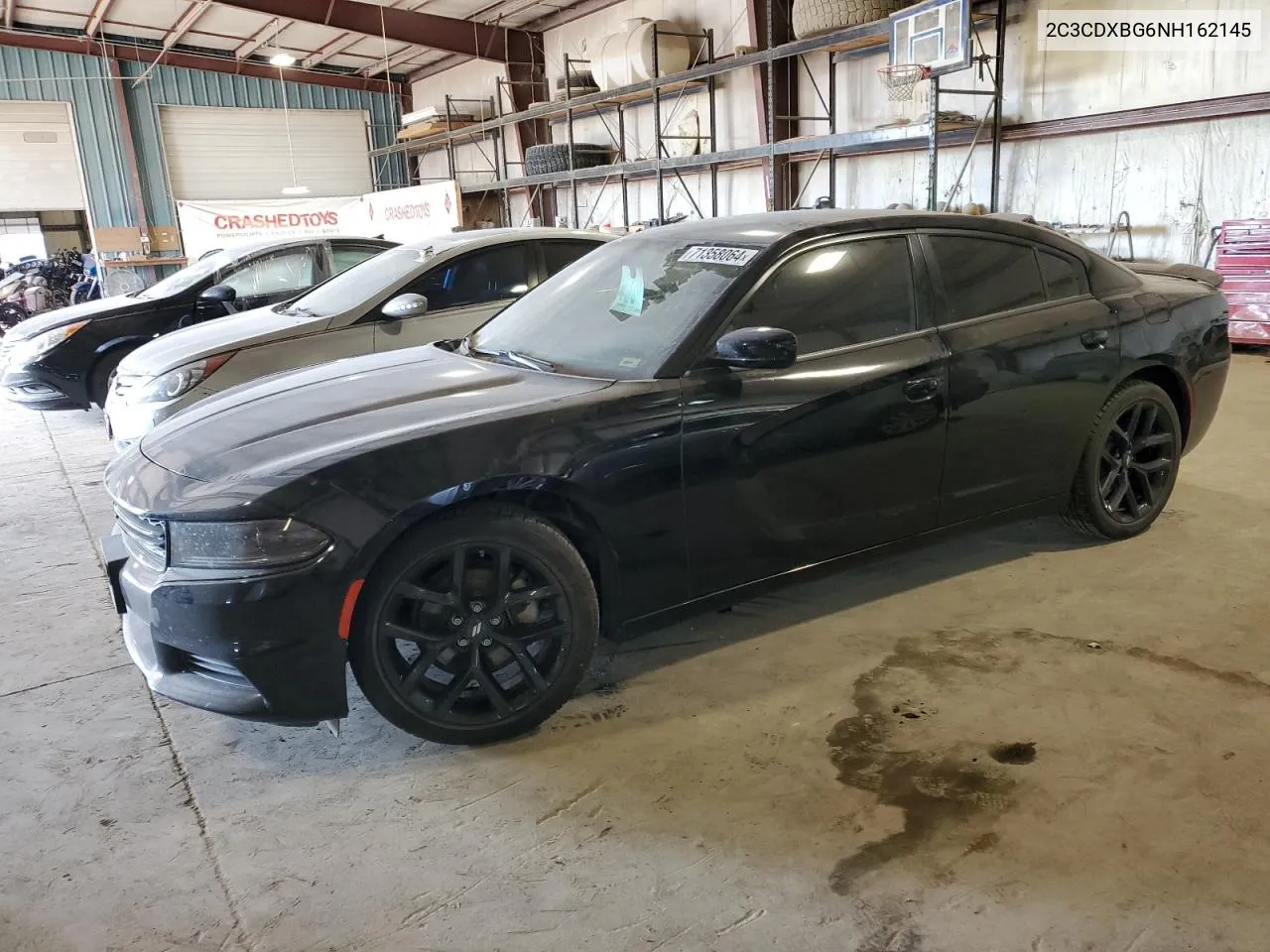 2022 Dodge Charger Sxt VIN: 2C3CDXBG6NH162145 Lot: 71358064