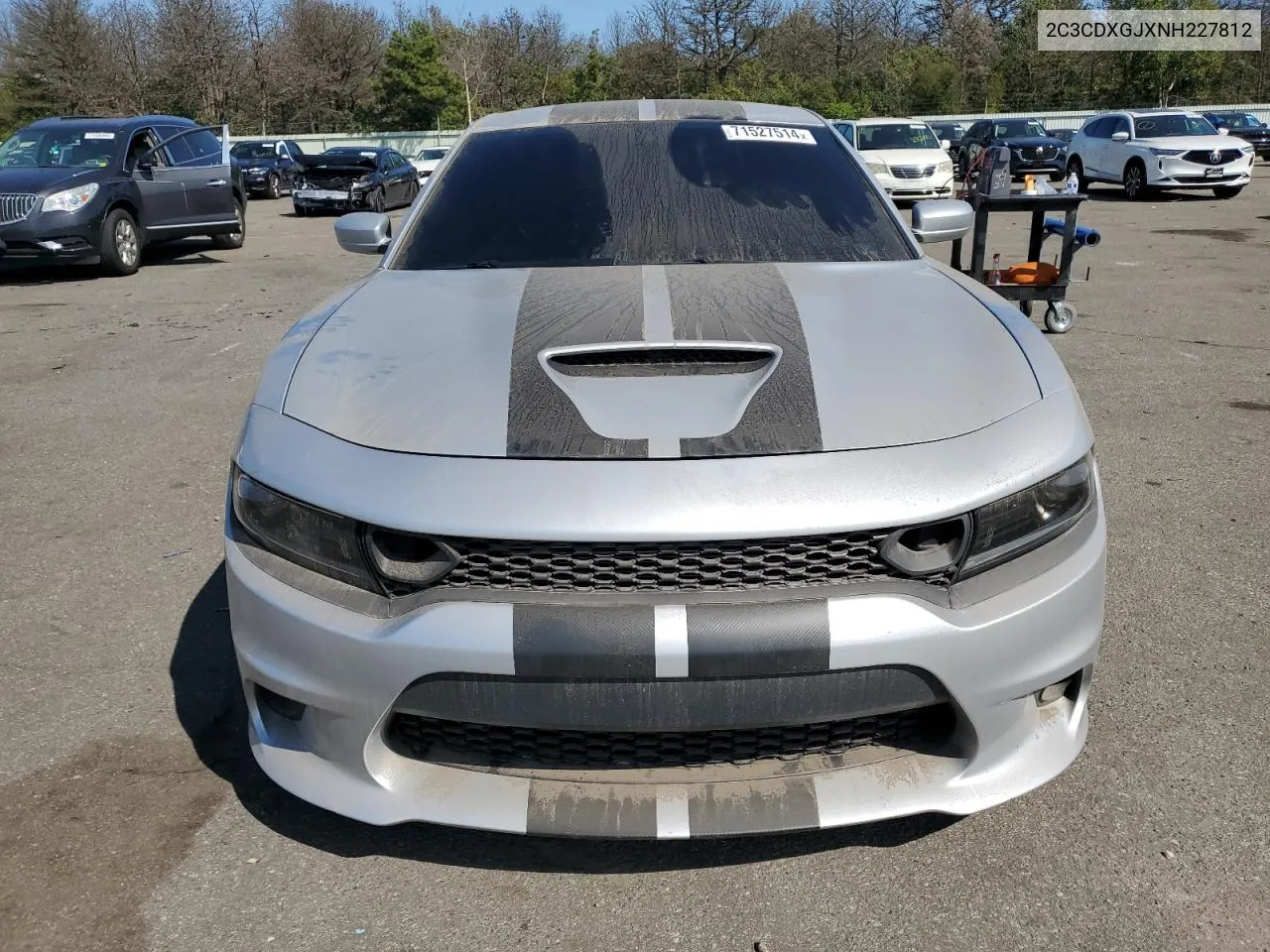 2022 Dodge Charger Scat Pack VIN: 2C3CDXGJXNH227812 Lot: 71527514