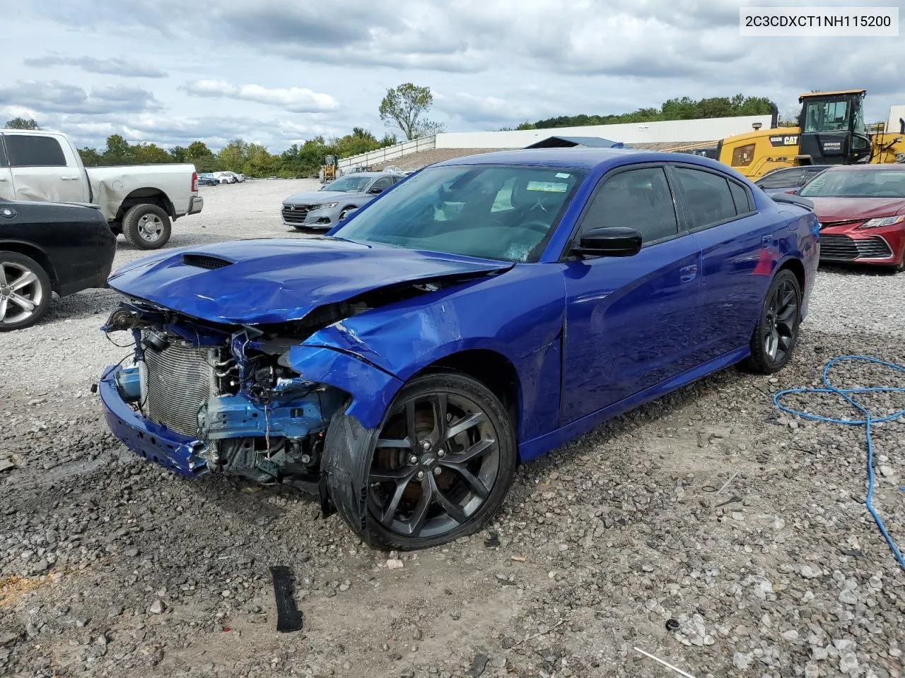 2022 Dodge Charger R/T VIN: 2C3CDXCT1NH115200 Lot: 71635954