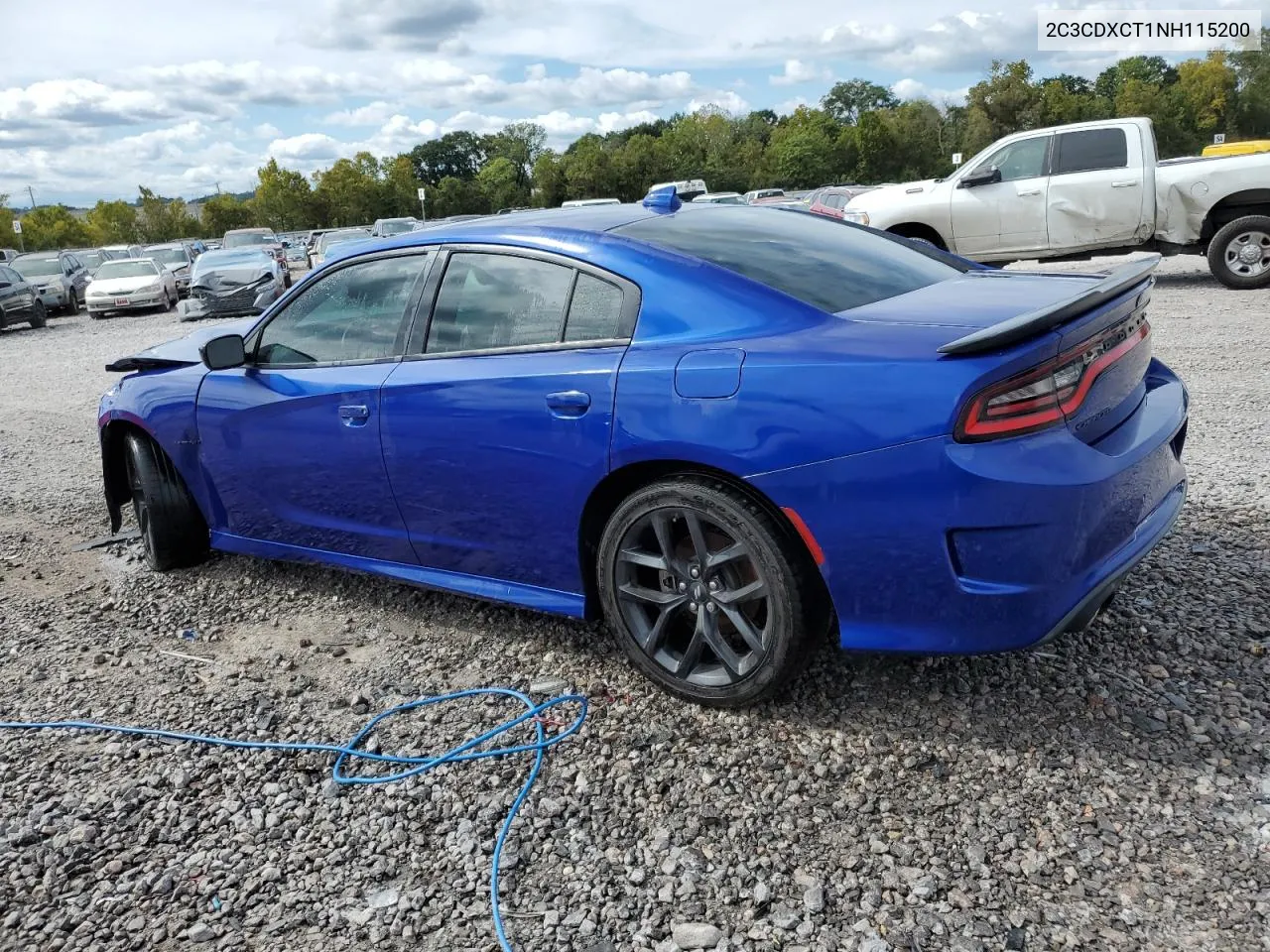 2022 Dodge Charger R/T VIN: 2C3CDXCT1NH115200 Lot: 71635954