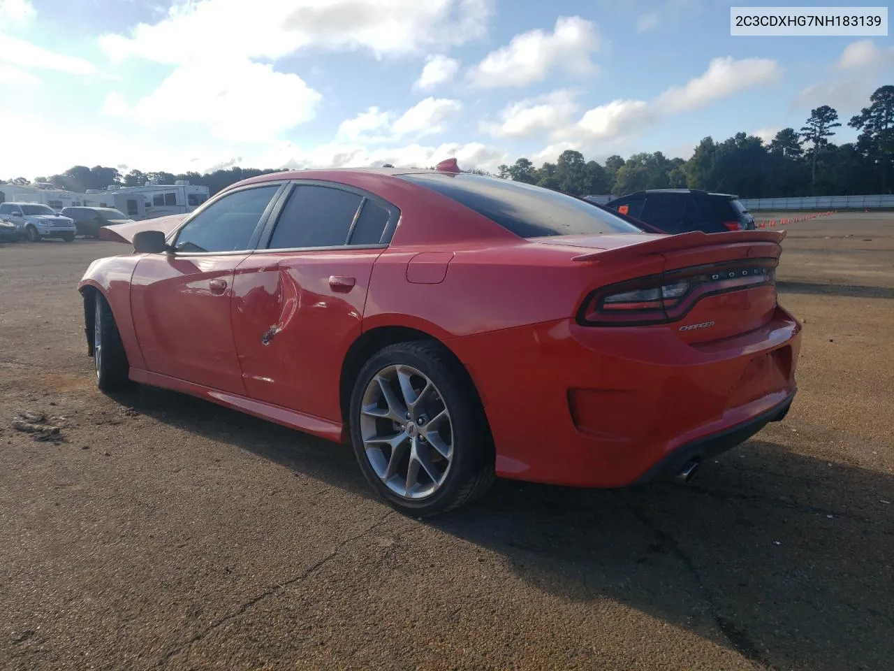 2C3CDXHG7NH183139 2022 Dodge Charger Gt