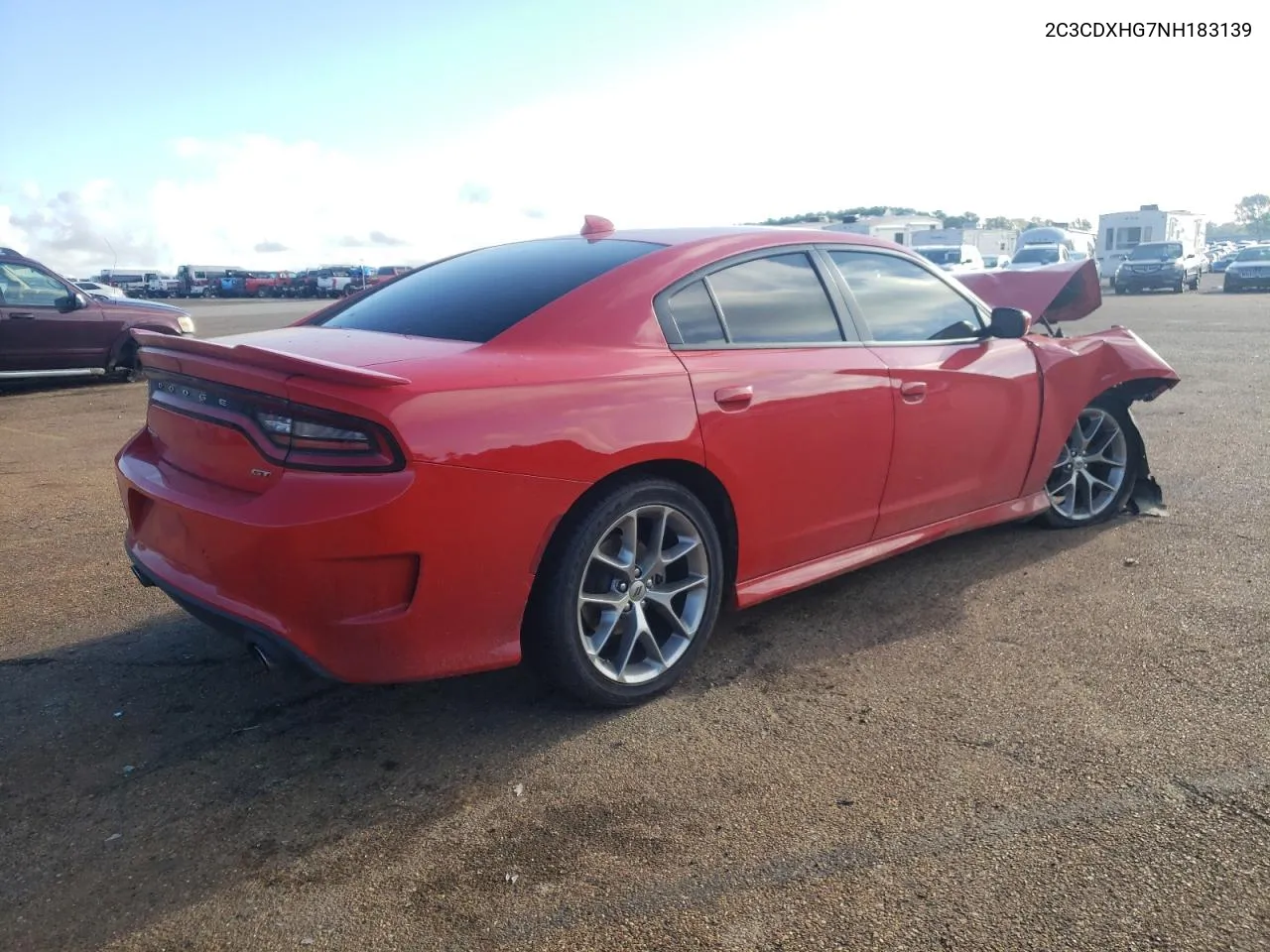 2022 Dodge Charger Gt VIN: 2C3CDXHG7NH183139 Lot: 71658254