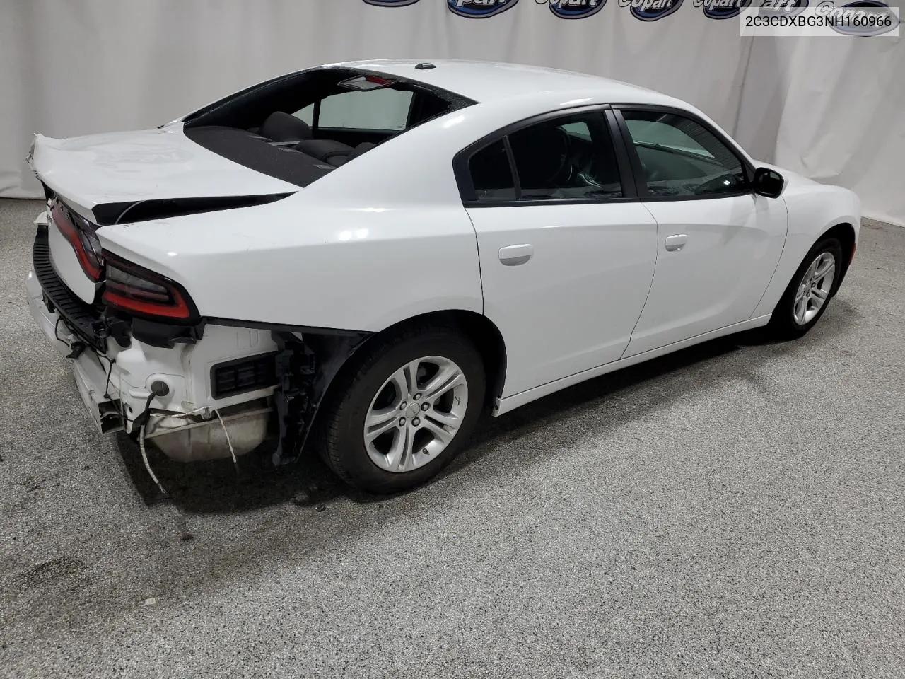 2022 Dodge Charger Sxt VIN: 2C3CDXBG3NH160966 Lot: 71759444