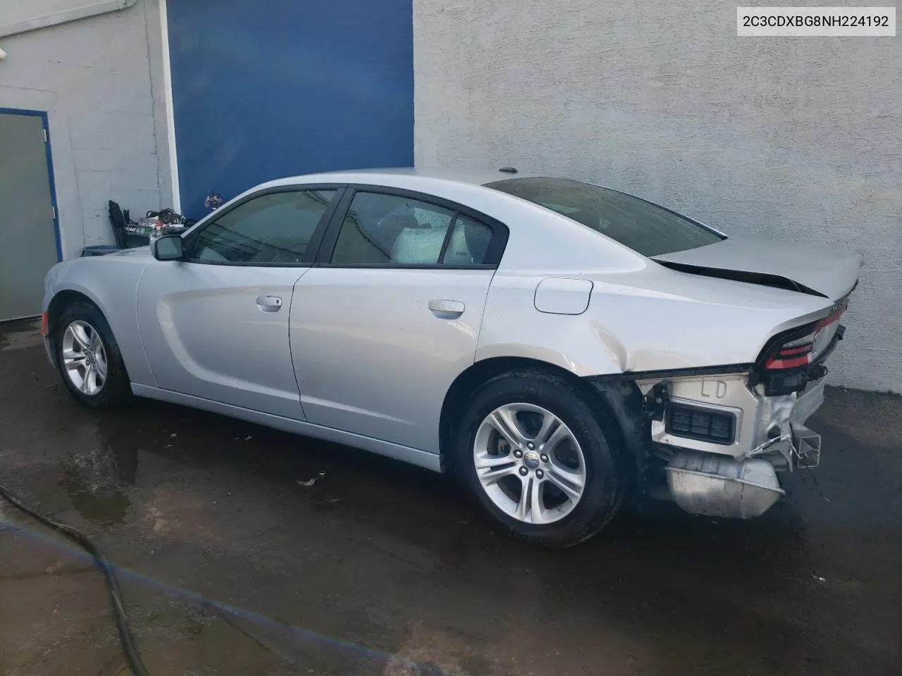 2022 Dodge Charger Sxt VIN: 2C3CDXBG8NH224192 Lot: 72139854