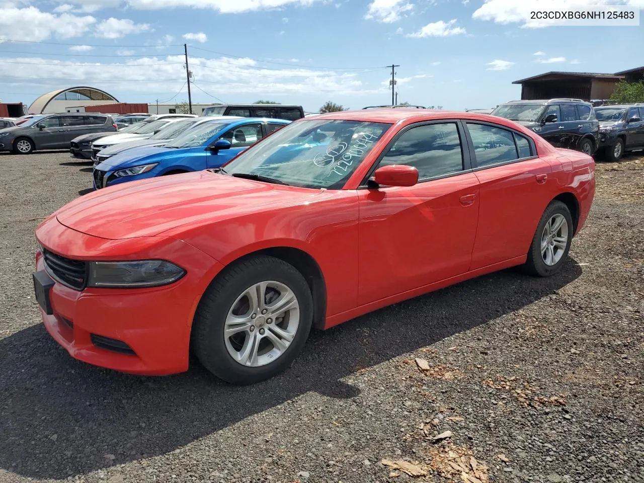 2022 Dodge Charger Sxt VIN: 2C3CDXBG6NH125483 Lot: 72290044