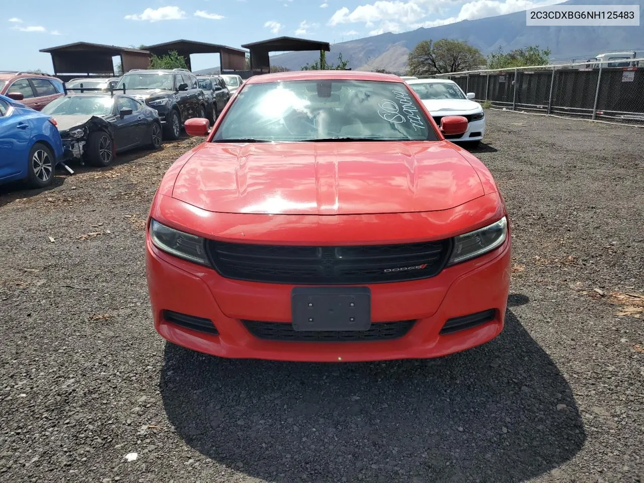 2022 Dodge Charger Sxt VIN: 2C3CDXBG6NH125483 Lot: 72290044