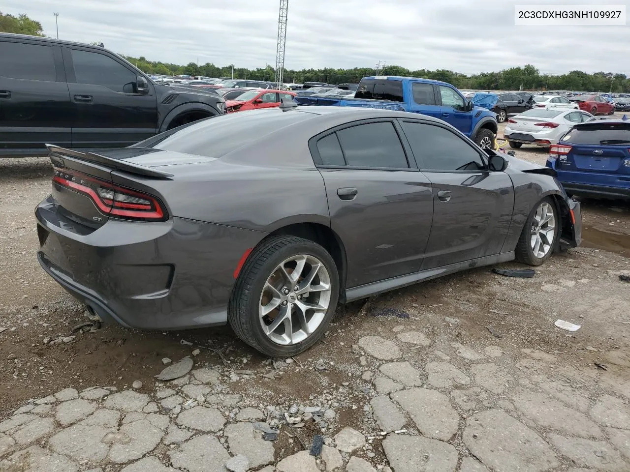 2022 Dodge Charger Gt VIN: 2C3CDXHG3NH109927 Lot: 72602514