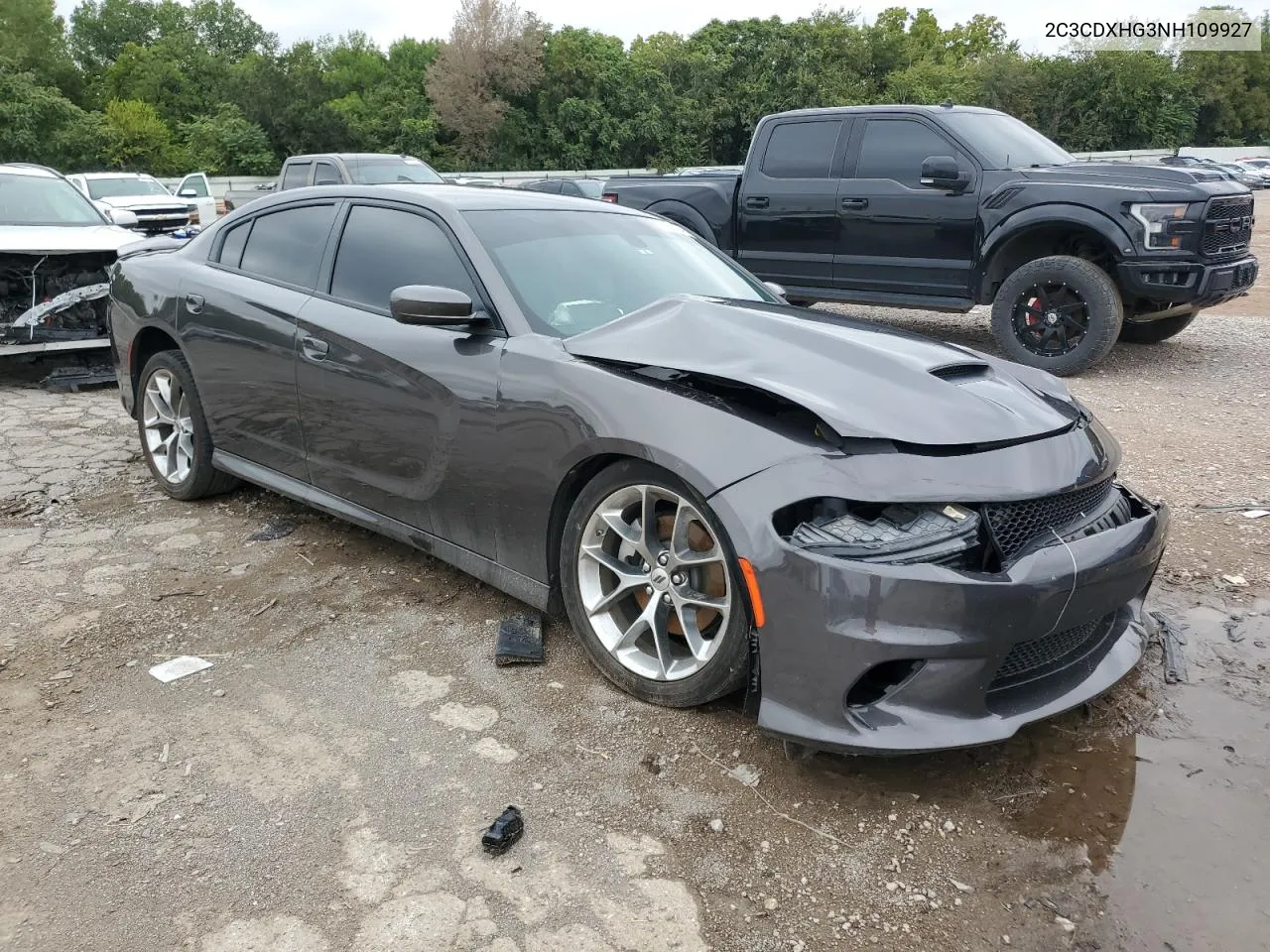 2022 Dodge Charger Gt VIN: 2C3CDXHG3NH109927 Lot: 72602514