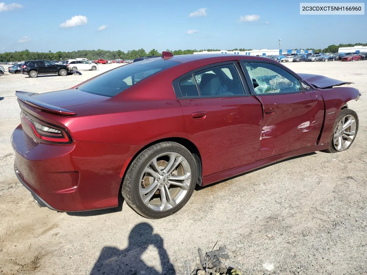 2022 Dodge Charger R/T VIN: 2C3CDXCT5NH166960 Lot: 72751404